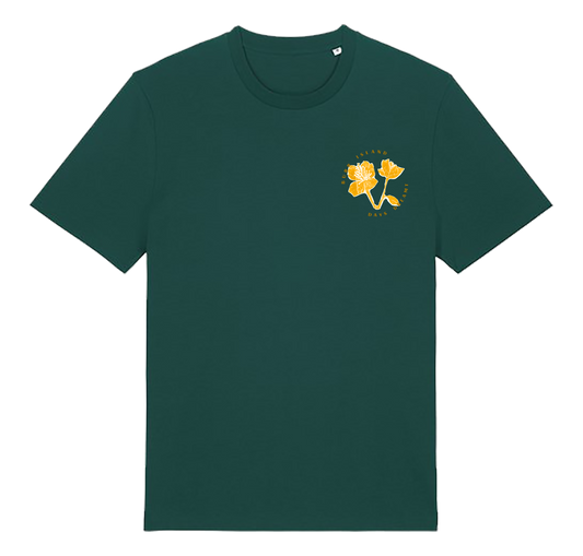 Burr Island Logo Tee - Green